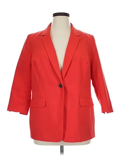 Pre-owned Assorted Brands Blazer Jacket In Red