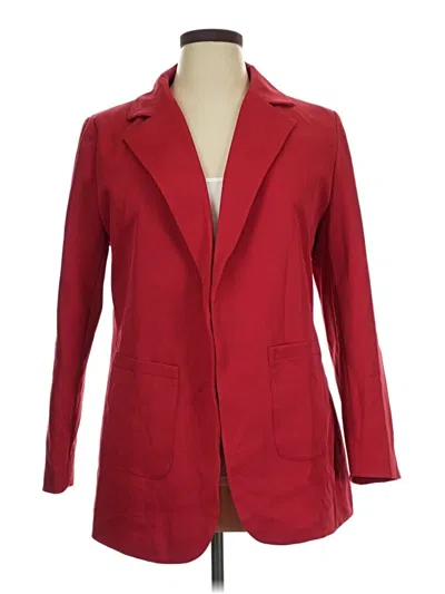 Pre-owned Assorted Brands Blazer Jacket In Red