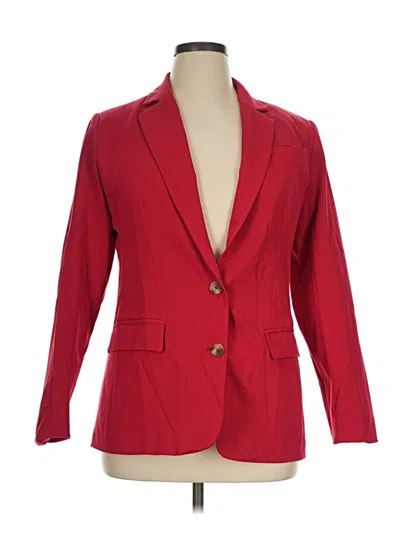 Pre-owned Assorted Brands Blazer Jacket In Red