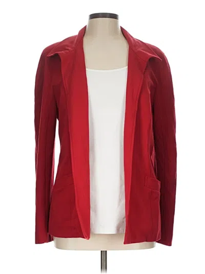 Pre-owned Assorted Brands Blazer Jacket In Red