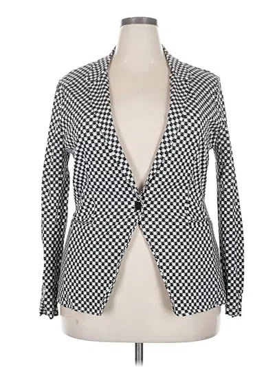 Pre-owned Assorted Brands Blazer Jacket In Silver