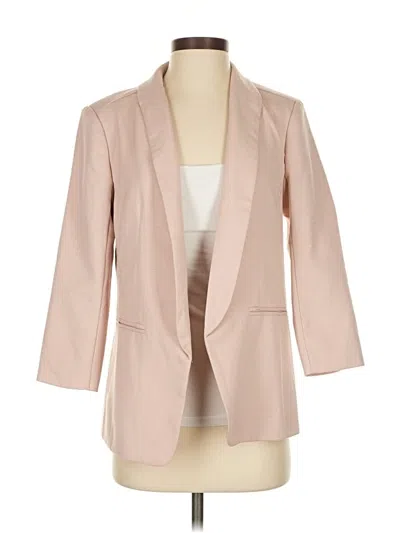 Pre-owned Assorted Brands Blazer Jacket In Tan