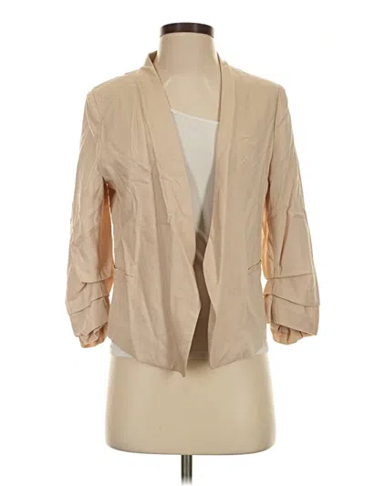 Pre-owned Assorted Brands Blazer Jacket In Tan