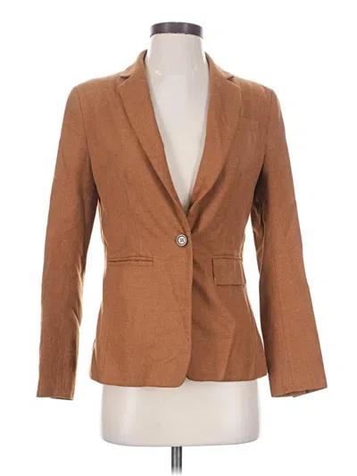 Pre-owned Assorted Brands Kids' Blazer Jacket In Tan