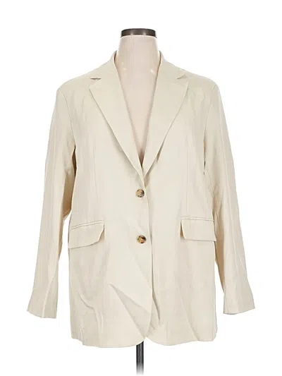Pre-owned Assorted Brands Blazer Jacket In White