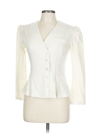 Pre-owned Assorted Brands Blazer Jacket In White