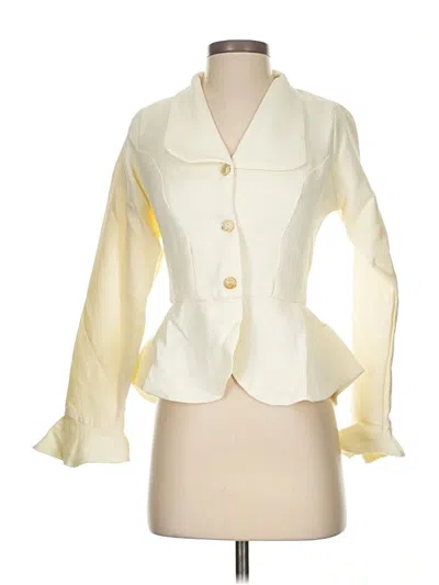 Pre-owned Assorted Brands Blazer Jacket In White