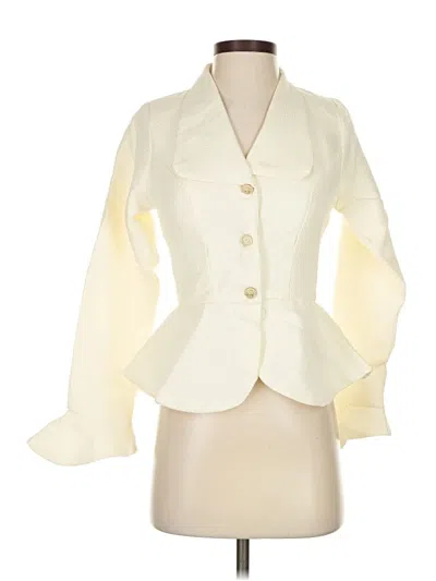 Pre-owned Assorted Brands Blazer Jacket In White