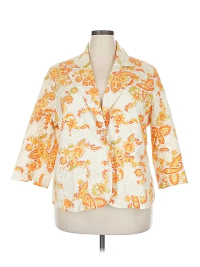 Pre-owned Assorted Brands Blazer Jacket In White