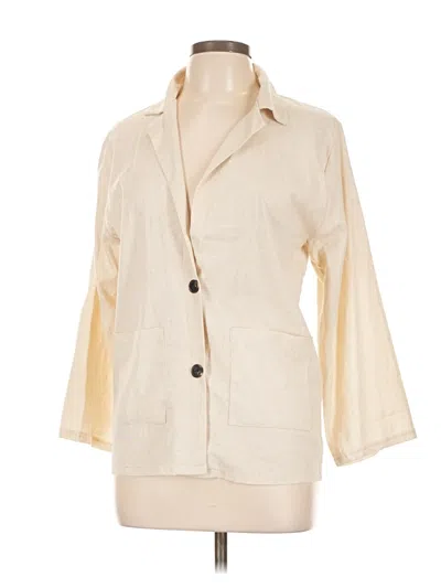 Pre-owned Assorted Brands Blazer Jacket In White