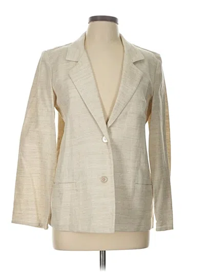 Pre-owned Assorted Brands Blazer Jacket In White