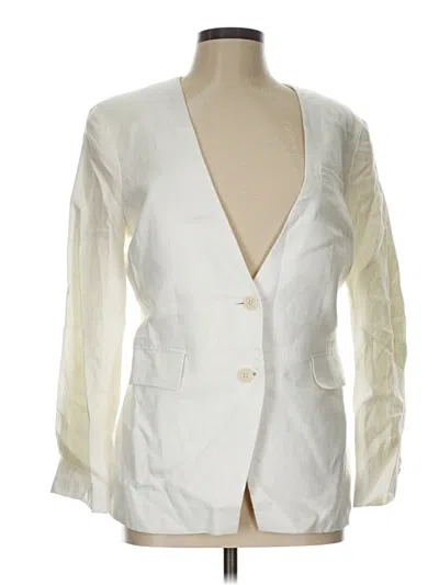 Pre-owned Assorted Brands Blazer Jacket In White