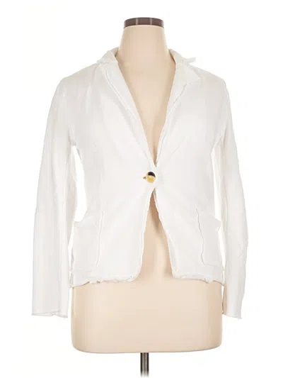 Pre-owned Assorted Brands Blazer Jacket In White