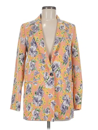 Pre-owned Assorted Brands Blazer Jacket In Yellow