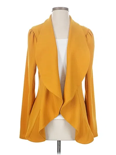 Pre-owned Assorted Brands Blazer Jacket In Yellow