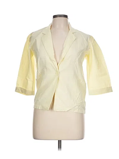 Pre-owned Assorted Brands Blazer Jacket In Yellow