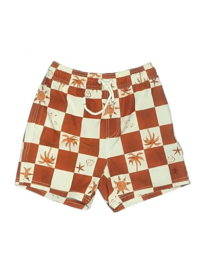 Pre-owned Assorted Brands Kids' Board Shorts In Brown