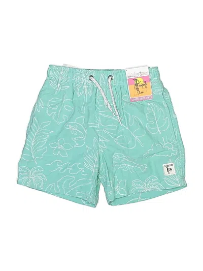 Pre-owned Assorted Brands Kids' Board Shorts In Green