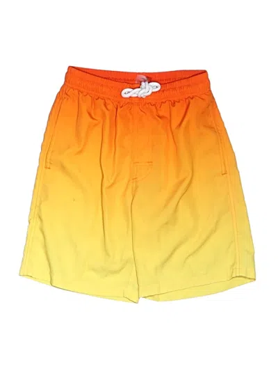 Pre-owned Assorted Brands Kids' Board Shorts In Orange
