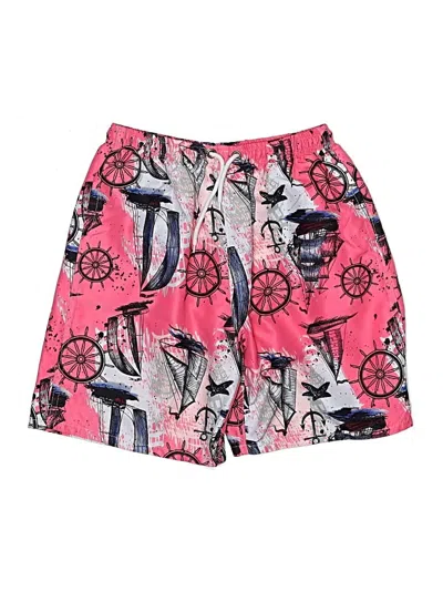 Pre-owned Assorted Brands Kids' Board Shorts In Pink