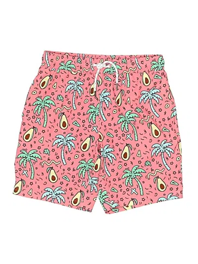 Pre-owned Assorted Brands Kids' Board Shorts In Pink