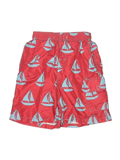 Pre-owned Assorted Brands Kids' Board Shorts In Red
