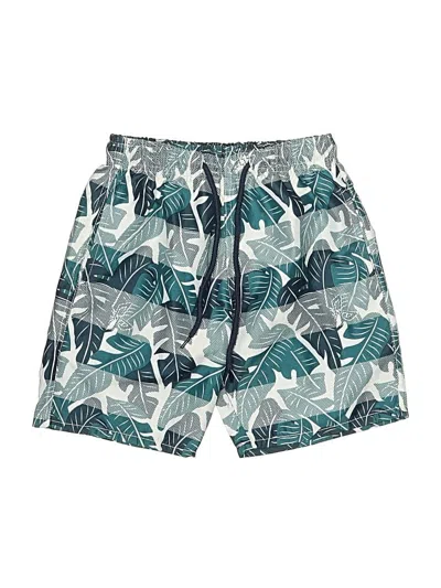 Pre-owned Assorted Brands Kids' Board Shorts In Teal