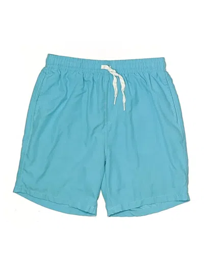 Pre-owned Assorted Brands Kids' Board Shorts In Teal