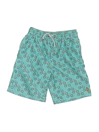 Pre-owned Assorted Brands Kids' Board Shorts In Teal