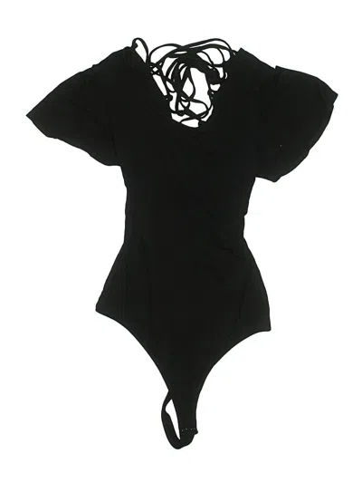 Pre-owned Assorted Brands Bodysuit In Black