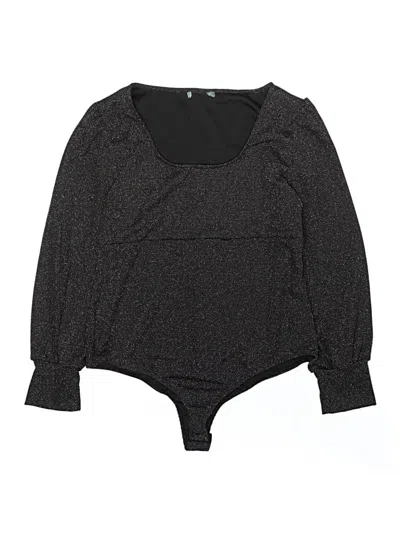 Pre-owned Assorted Brands Bodysuit In Black