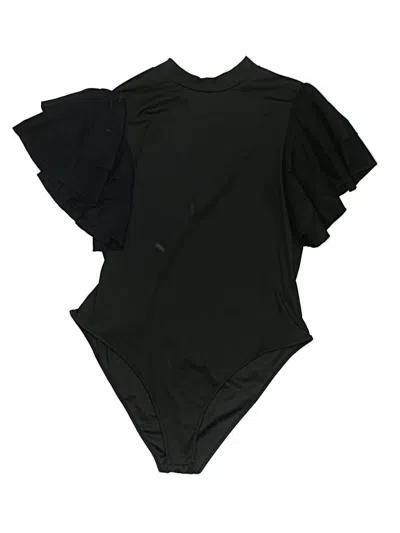 Pre-owned Assorted Brands Bodysuit In Black