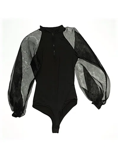 Pre-owned Assorted Brands Bodysuit In Black