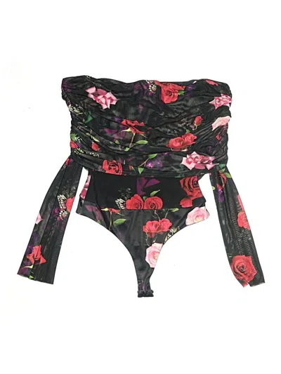 Pre-owned Assorted Brands Bodysuit In Black