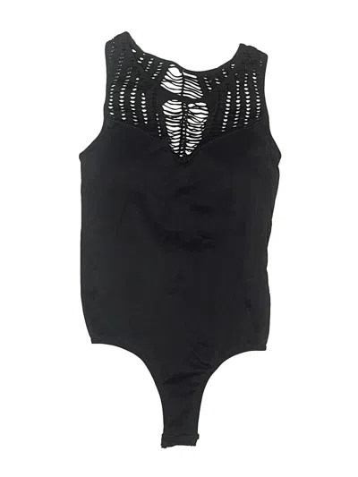 Pre-owned Assorted Brands Bodysuit In Black