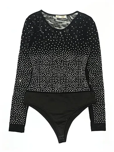 Pre-owned Assorted Brands Bodysuit In Black