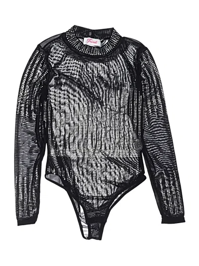 Pre-owned Assorted Brands Bodysuit In Black