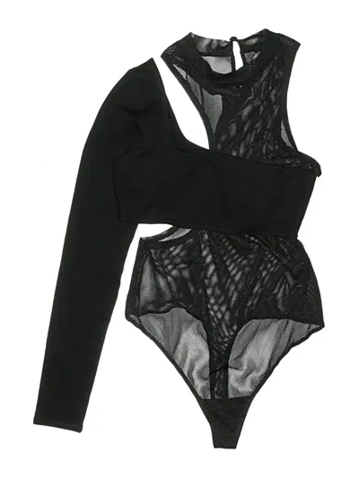 Pre-owned Assorted Brands Bodysuit In Black