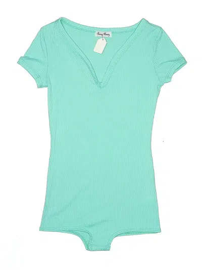 Pre-owned Assorted Brands Bodysuit In Blue