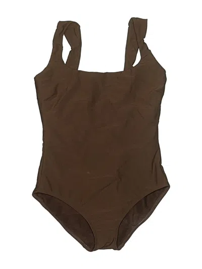 Pre-owned Assorted Brands Bodysuit In Brown