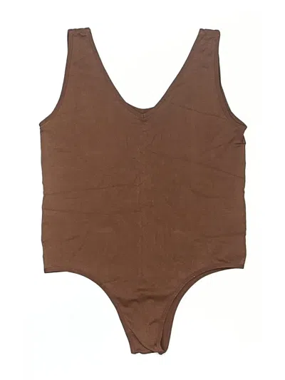 Pre-owned Assorted Brands Bodysuit In Brown
