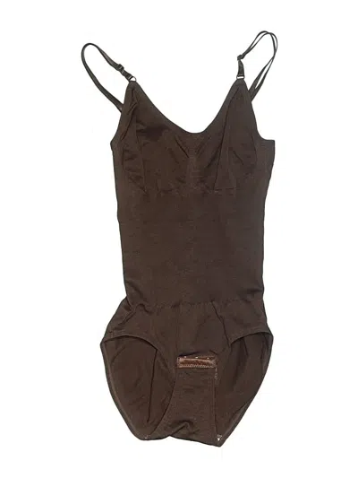 Pre-owned Assorted Brands Bodysuit In Brown