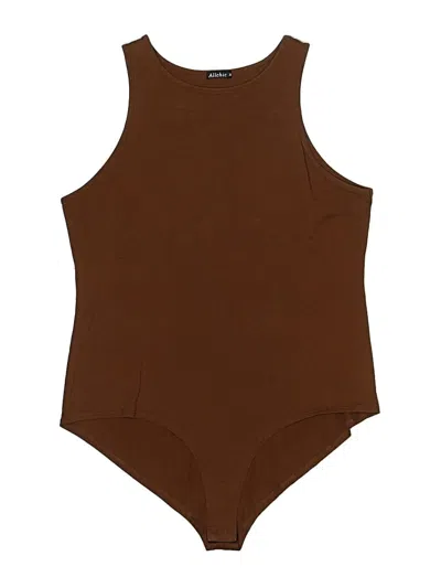 Pre-owned Assorted Brands Bodysuit In Brown