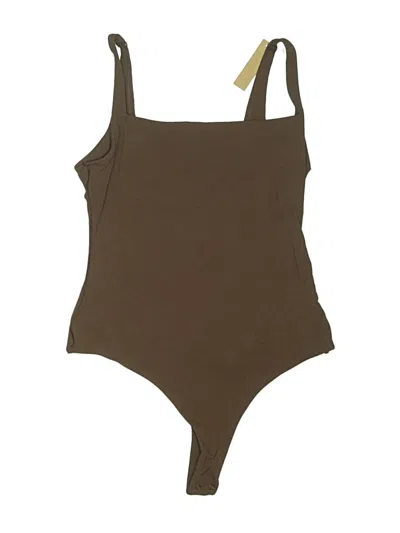 Pre-owned Assorted Brands Bodysuit In Brown