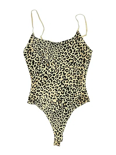 Pre-owned Assorted Brands Bodysuit In Gold