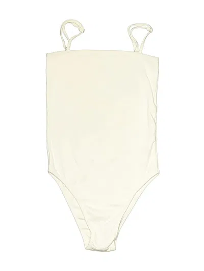Pre-owned Assorted Brands Bodysuit In Ivory