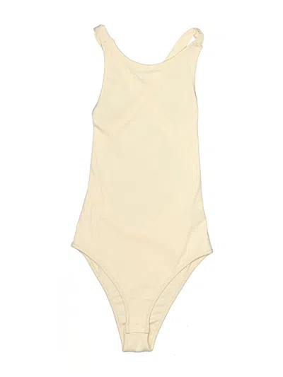 Pre-owned Assorted Brands Bodysuit In Ivory