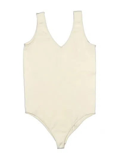 Pre-owned Assorted Brands Bodysuit In Ivory