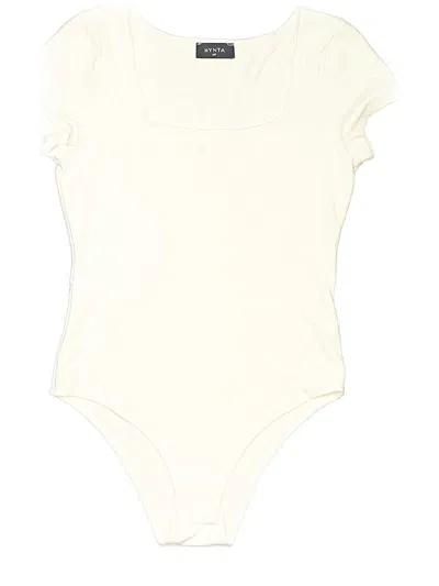 Pre-owned Assorted Brands Bodysuit In Ivory