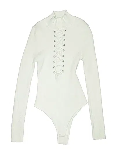 Pre-owned Assorted Brands Bodysuit In Ivory